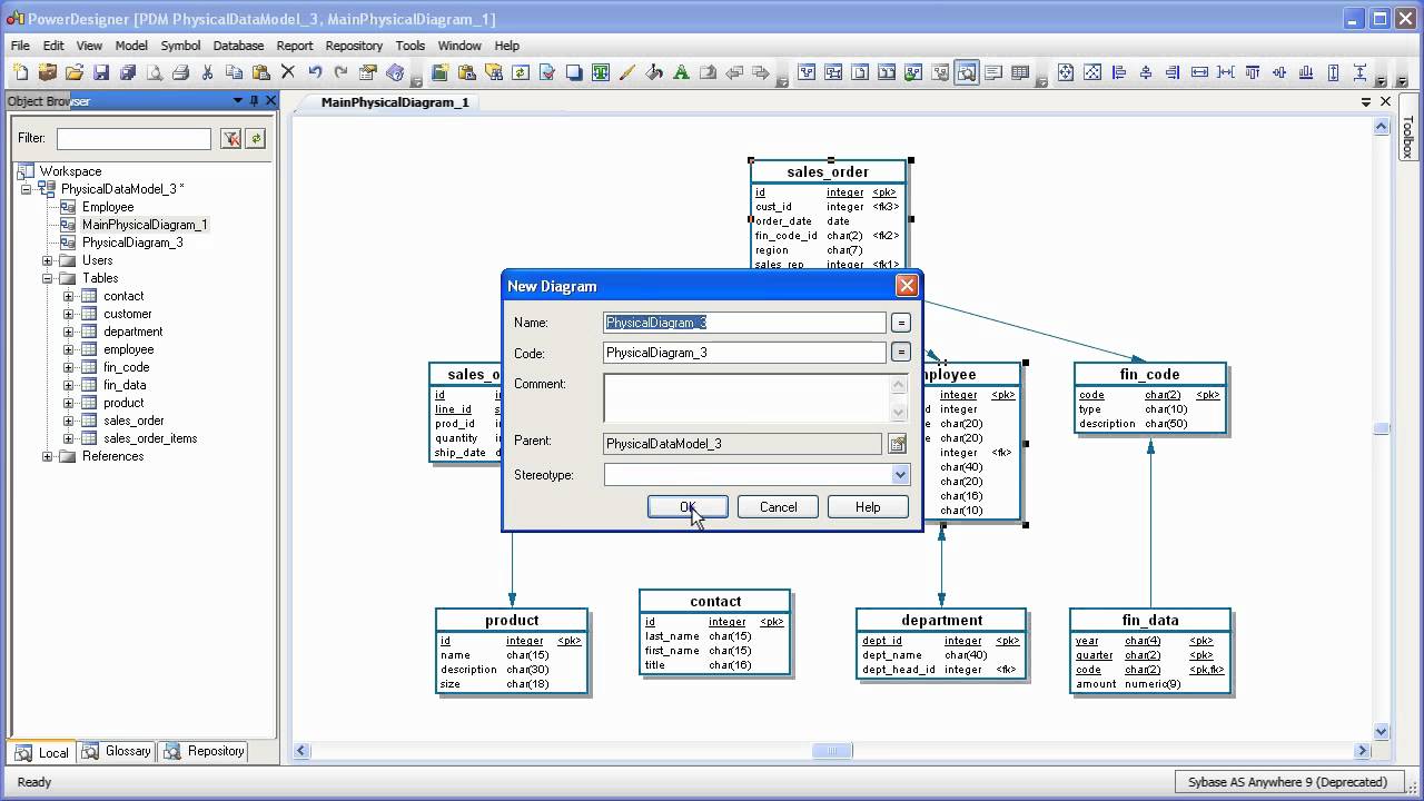 powerdesigner data modeling tool download